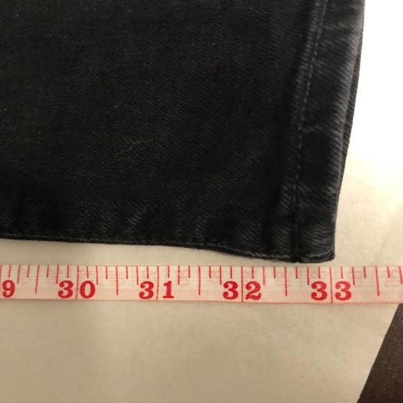 Ovadia New York Men's Black High Rise Skinny Jeans 30 x 33 (Measures 28) - Picture 9 of 12